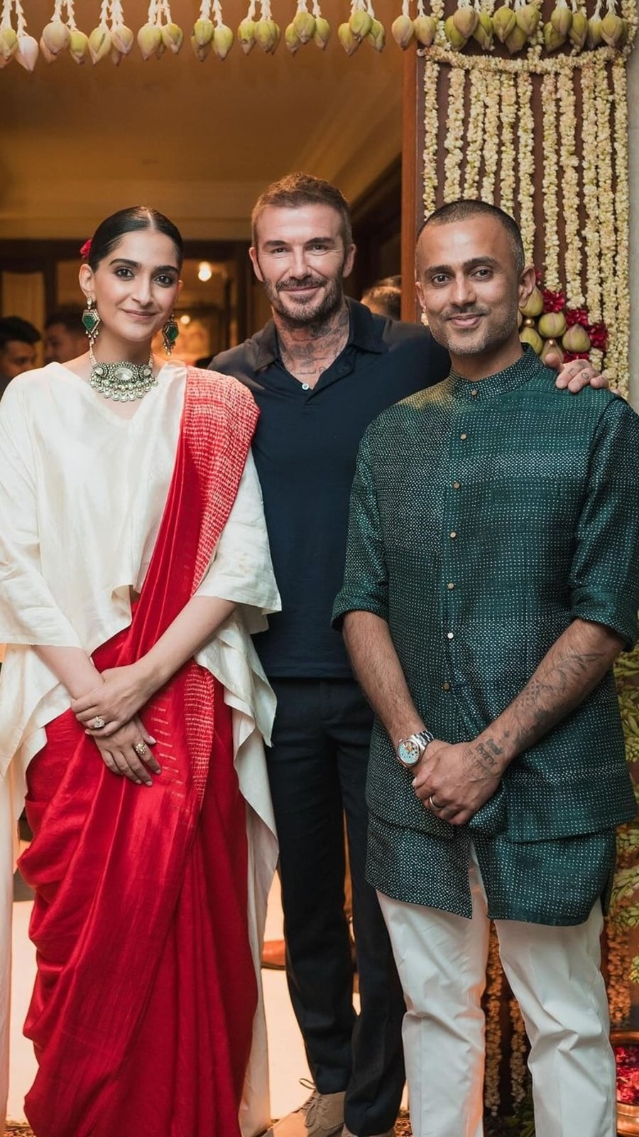 Bollywood Celebs At Sonam Kapoor'S Bash For David Beckham