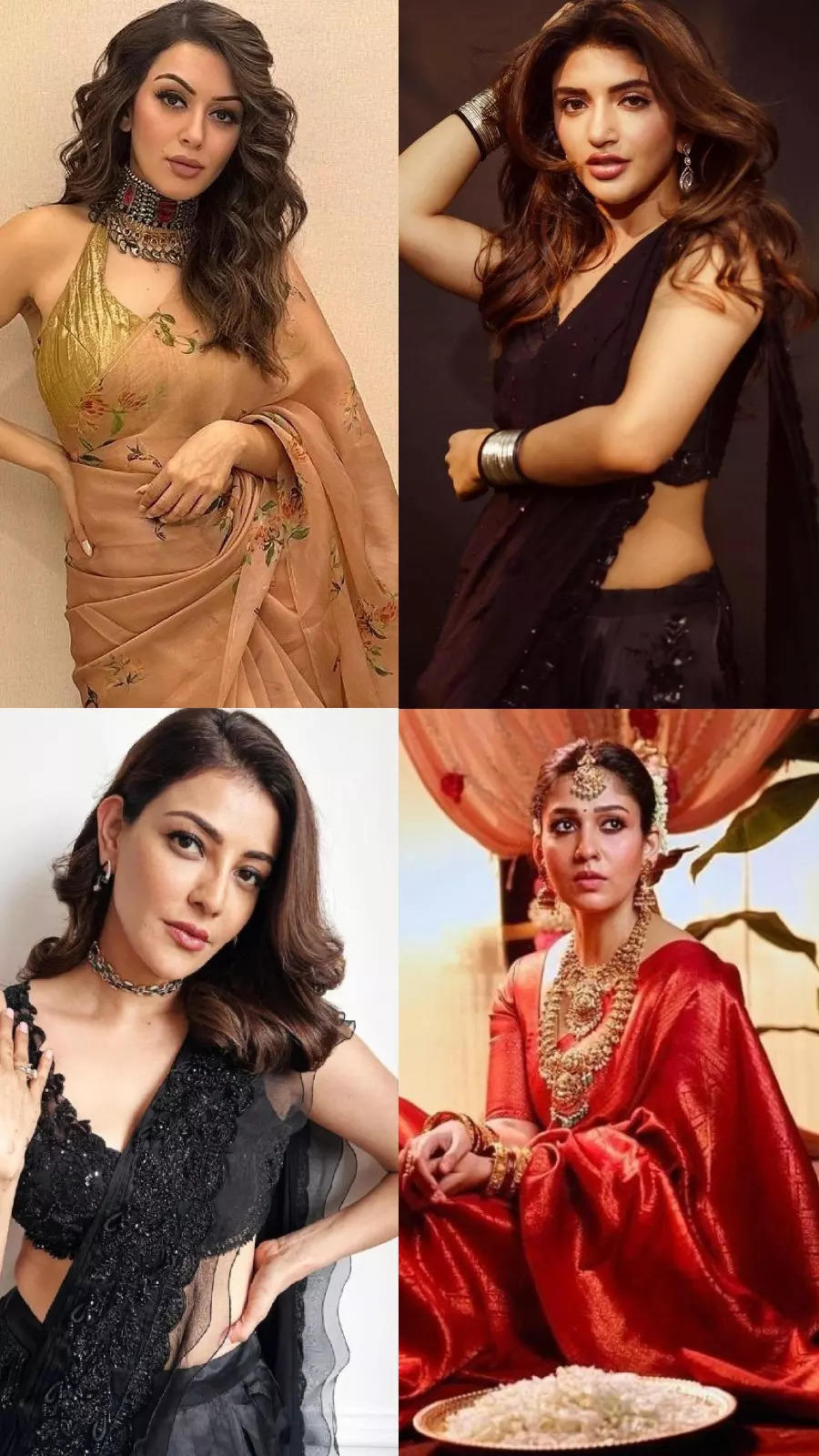 South Actresses' Recent Click In Sarees 